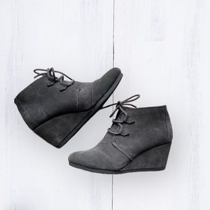 Toms | Wedge Booties size 7.5